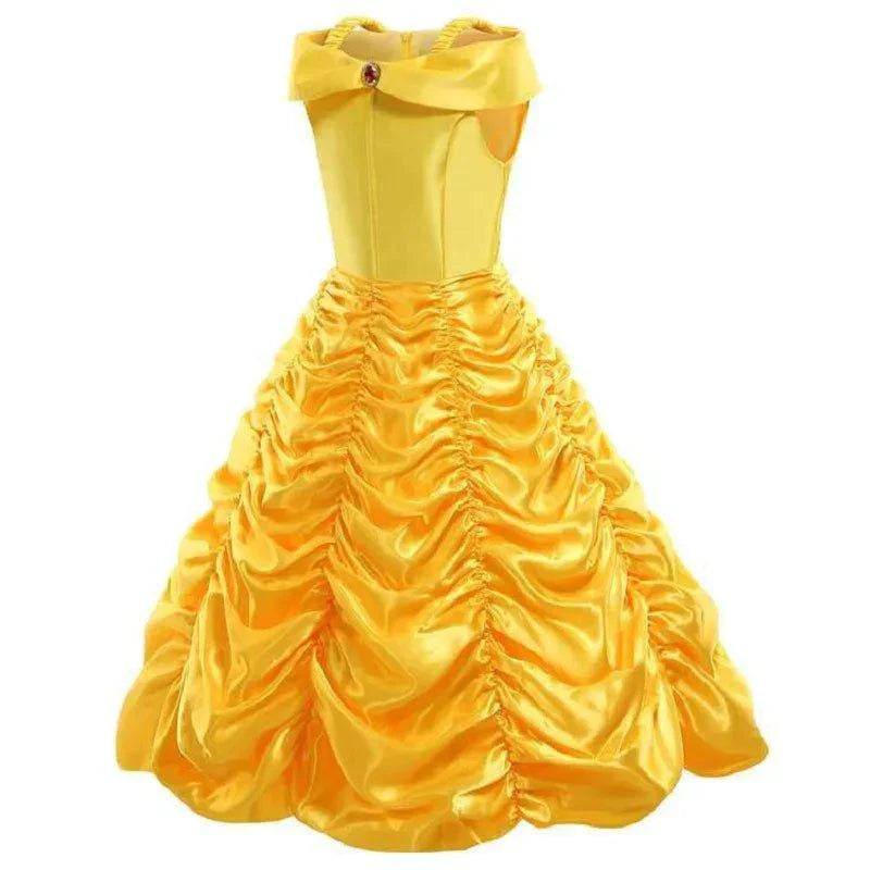 Bela - Bela e a Fera Luxo - Fantasia Infantil - Princesas - Fantasia Infantil