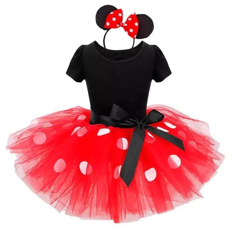 Vestido Minnie - Fantasia Infantil - Disney - Fantasia Infantil
