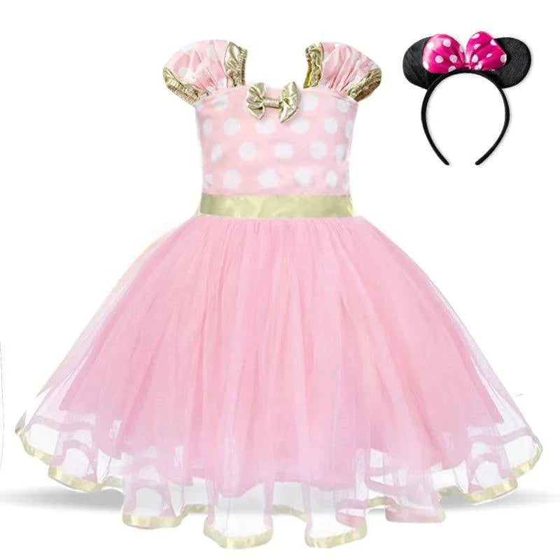 Vestido Minnie - Fantasia Infantil - Disney - Fantasia Infantil