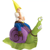 Fantasia Duende Montado em Caracol Inflável - Fantasia Infantil