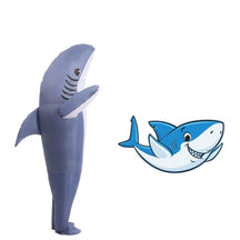 Fantasia Inflável Tubarão Baby Shark - Adulto - Fantasia Infantil